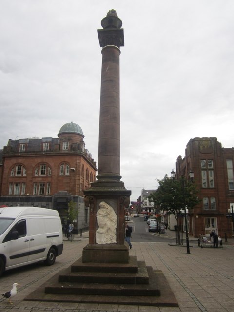 Queensberry Monument, Queensberry Square, High Street, Dumfries