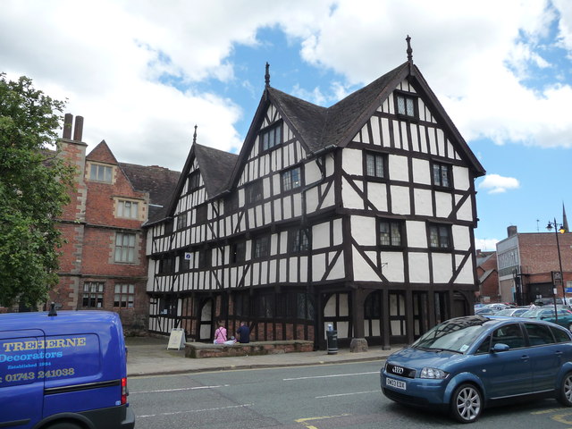 Rowley's House and Mansion, Shrewsbury © Jeremy Bolwell :: Geograph ...