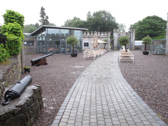 Courtyard and cafe of Blackrock Castle