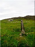 NR4299 : Ancient cross near Balnahard Bay by Gordon Brown