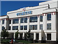 Part of the facade of the former Ovaltine Factory, Ovaltine Drive, WD4