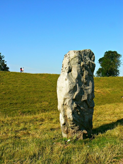 One of the smaller Avebury stones, Avebury, Wiltshire