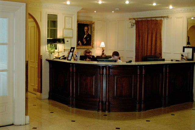 Ennis - Old Ground Hotel - Reception Desk in Lobby