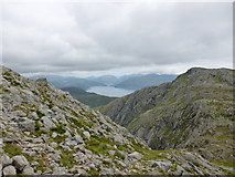 NM9061 : Looking into the gap at the head of Garbh Coire Mor on Garbh Bheinn by Alan O'Dowd