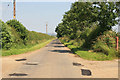 looking along Old Leys Lane