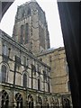 NZ2742 : Central Tower of Durham Cathedral by Derek Voller