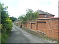 Access lane at the rear of Hollins Lane, Winwick