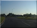 Roundabout on The Causeway, Whittlesford