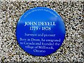 H5617 : John Deyell plaque, Drum by Kenneth  Allen