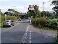 Northern approach to Nailsea & Backwell railway station