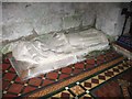 NU0622 : Grave cover, Holy Trinity Church, Old Bewick. by Derek Voller