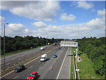 SE2826 : The M62 from Thorpe Lane by Ian S