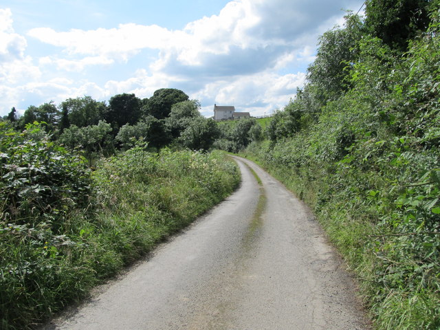 Narrow rural road in the Townland of Tonymacgillduff