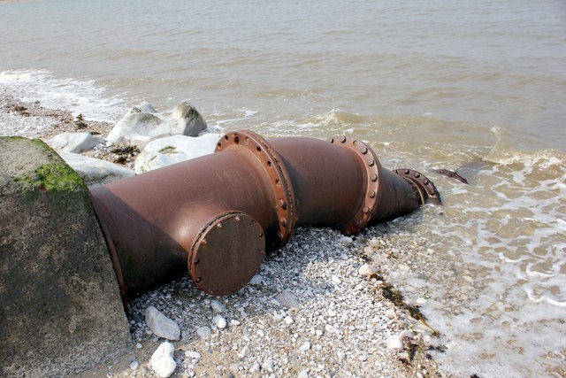 Sewage Outlet at Penrhyn Bay