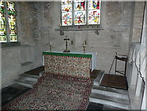 TL1097 : Church of St Remigius, Water Newton, Altar by Alexander P Kapp