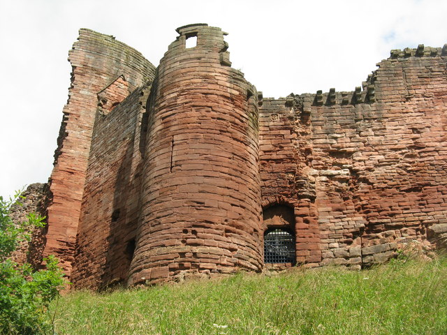 Bothwell Castle from the south