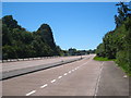 Looking west along the A30 west of Fairmile