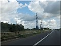 ST6587 : Power lines crossing the M5 by David Smith