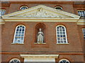 Niche and pediment on the eastern facade of Finchcocks, Goudhurst