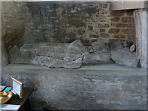 TL1097 : Church of St Remigius, Water Newton. Remains of tomb by Alexander P Kapp