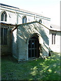 TL1097 : Church of St Remigius, Water Newton, Porch by Alexander P Kapp
