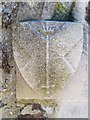 All Saints Church, Kings Langley - crest on west door in tower