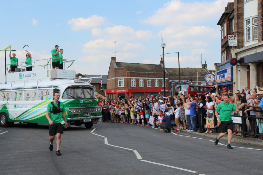 Olympic Torch Parade through Southgate,... © Christine Matthews