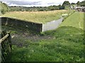 Footbridge and ditch near Ryecroft Gate