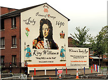 J3373 : New King William mural, Belfast by Albert Bridge