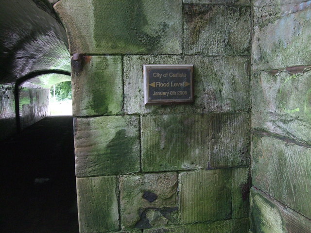 Carlisle flood plaque
