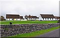 M2208 : Irish Cottages, Ballyvaughan, Co. Clare by P L Chadwick