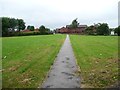 Path to Holmsley Avenue, South Kirkby