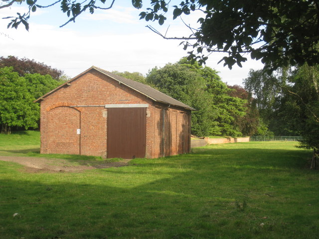 The goods shed at the former Claythorpe station