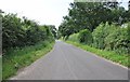 Shackerley Lane heading for the A41 and R.A.F. Cosford