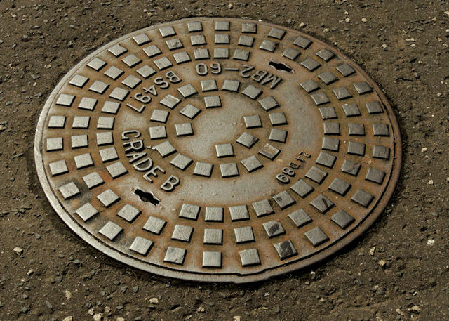 Manhole Cover, Ballymena © Albert Bridge :: Geograph Ireland