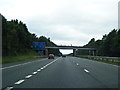 M54 approaching Mossy Green Way overbridge