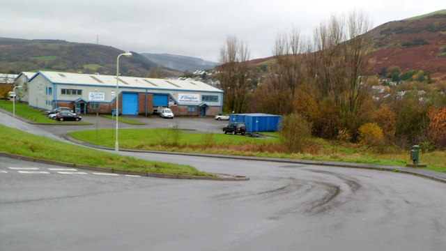 Access road, Gelli Industrial Estate