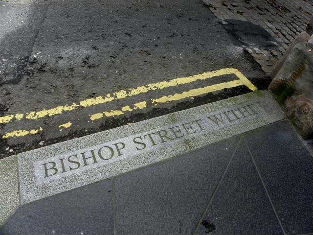 St within. Bishop Street.