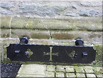 C4316 : Foot scraper, St Columb's Cathedral by Kenneth  Allen