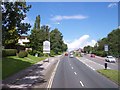 City of Preston boundary sign on the A6