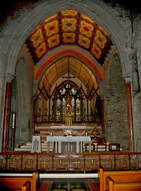 Adare - Main Street - Trinitarian Priory (1230) / Holy Trinity Abbey Church Altar