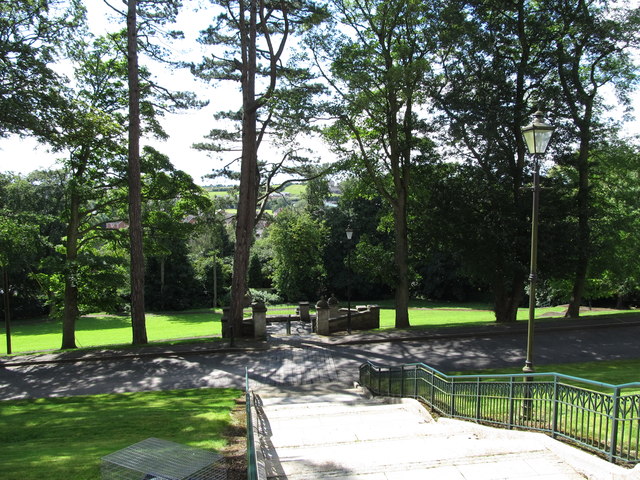 Gardens on the west side of St Patrick's Catholic Cathedral