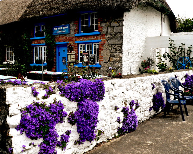 Adare - Main Street - The Blue Door Restaurant Cottage