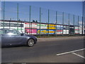 Advertising outside Perivale sports ground