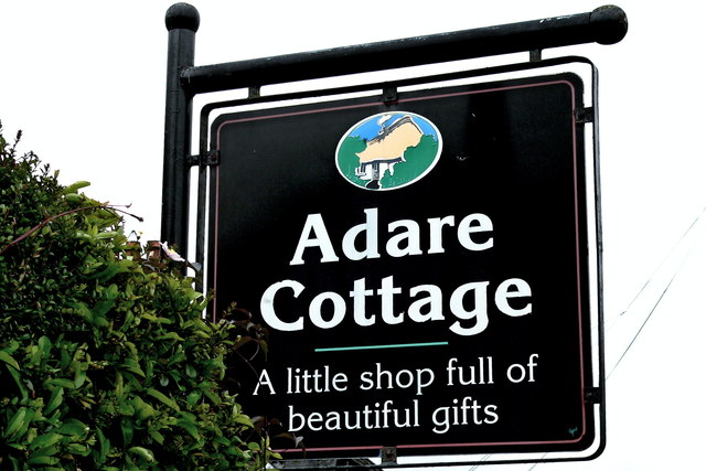 Adare - Main Street - Adare Gift Shop Cottage Sign