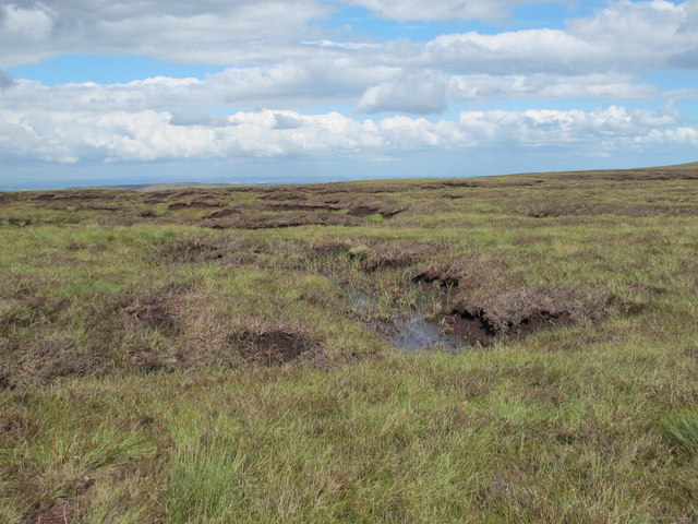 Peat haggs on Coalcleugh Moor