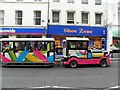 Tourist train in Ferryquay Street