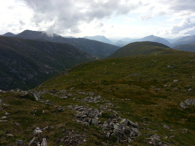 View W from Stob a' Bhruaich Leith