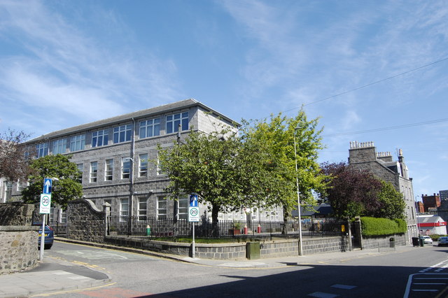 Skene Square Primary School (view from Rosemount Place)