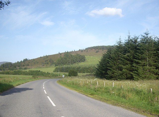 Looking east from near Tillylodge